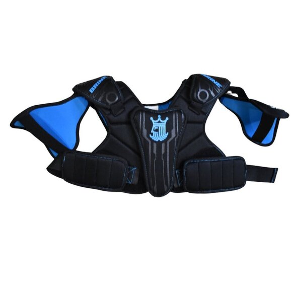 Brine Youth Uprising II Lacrosse Shoulder Pads Chest Protector Size Small Black - Picture 1 of 9